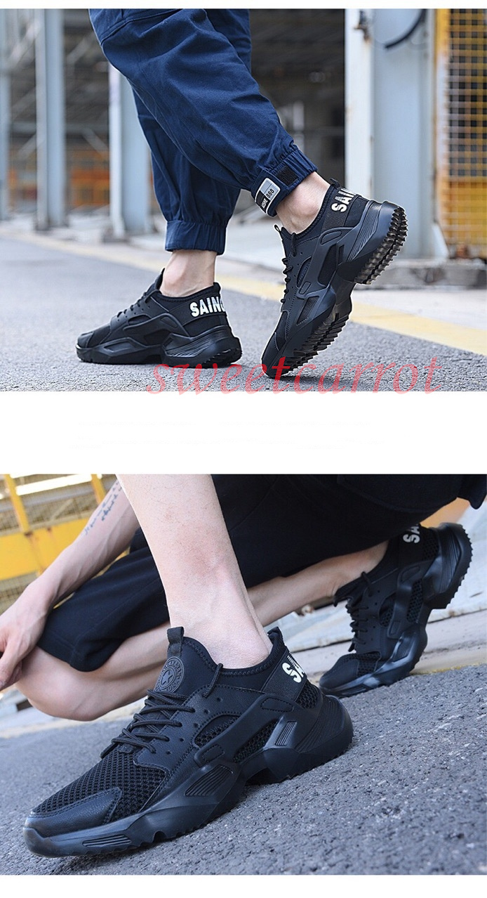 。商品 安全靴 メンズ おしゃれ 四季 夏 作業靴 滑り止め 工業用品 作業用品 つま先保護 スニーカー 安全保護 踏み抜き防止 通気 