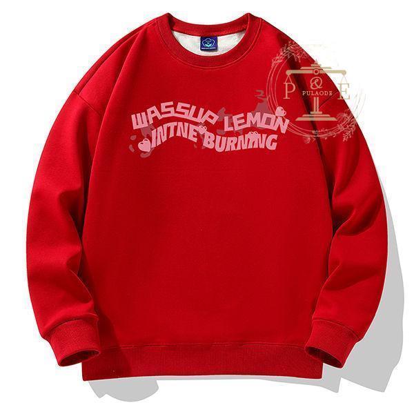 トレーナー メンズ もこもこ トレーナー 暖かい 部屋着 あったか 防寒着 クルーネック 長袖 シンプル 秋冬 お兄系トレーナー 黒トレーナー 