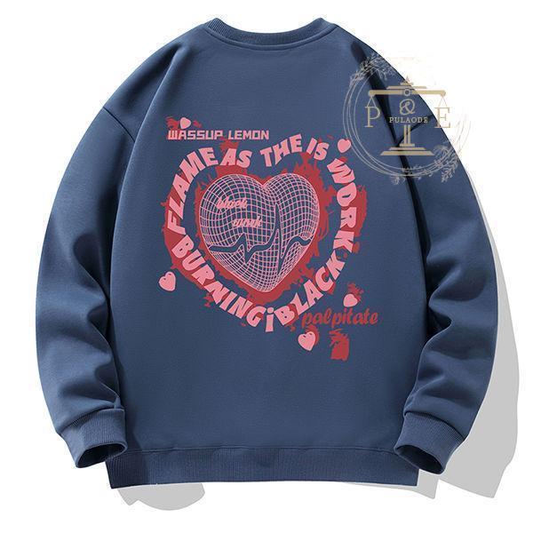 トレーナー メンズ もこもこ トレーナー 暖かい 部屋着 あったか 防寒着 クルーネック 長袖 シンプル 秋冬 お兄系トレーナー 黒トレーナー 