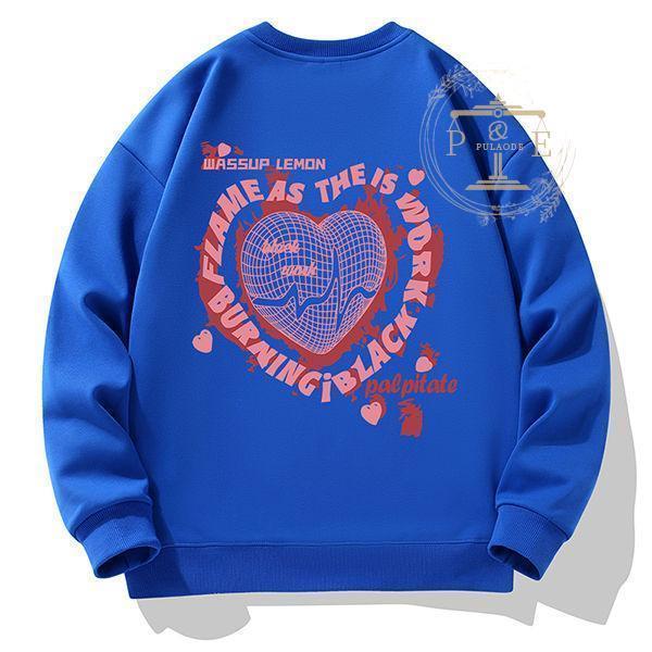 トレーナー メンズ もこもこ トレーナー 暖かい 部屋着 あったか 防寒着 クルーネック 長袖 シンプル 秋冬 お兄系トレーナー 黒トレーナー 