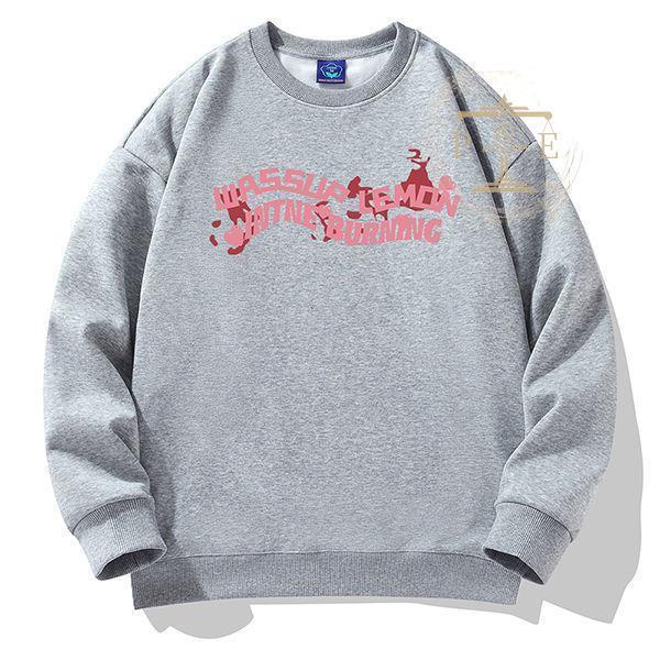 トレーナー メンズ もこもこ トレーナー 暖かい 部屋着 あったか 防寒着 クルーネック 長袖 シンプル 秋冬 お兄系トレーナー 黒トレーナー 