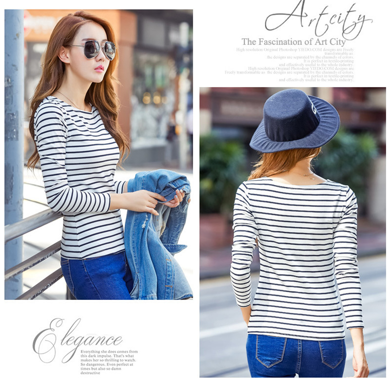 Tシャツ レディース カットソー 長袖 ストライプ柄 トップス シンプル 通勤通学 コーデ プルオーバー カジュアル アウトドア おしゃれ ブラウス 