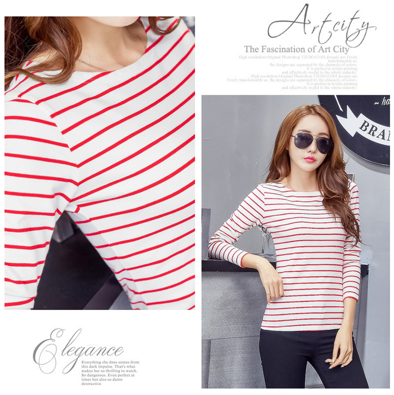 Tシャツ レディース カットソー 長袖 ストライプ柄 トップス シンプル 通勤通学 コーデ プルオーバー カジュアル アウトドア おしゃれ ブラウス 