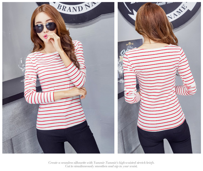 Tシャツ レディース カットソー 長袖 ストライプ柄 トップス シンプル 通勤通学 コーデ プルオーバー カジュアル アウトドア おしゃれ ブラウス 