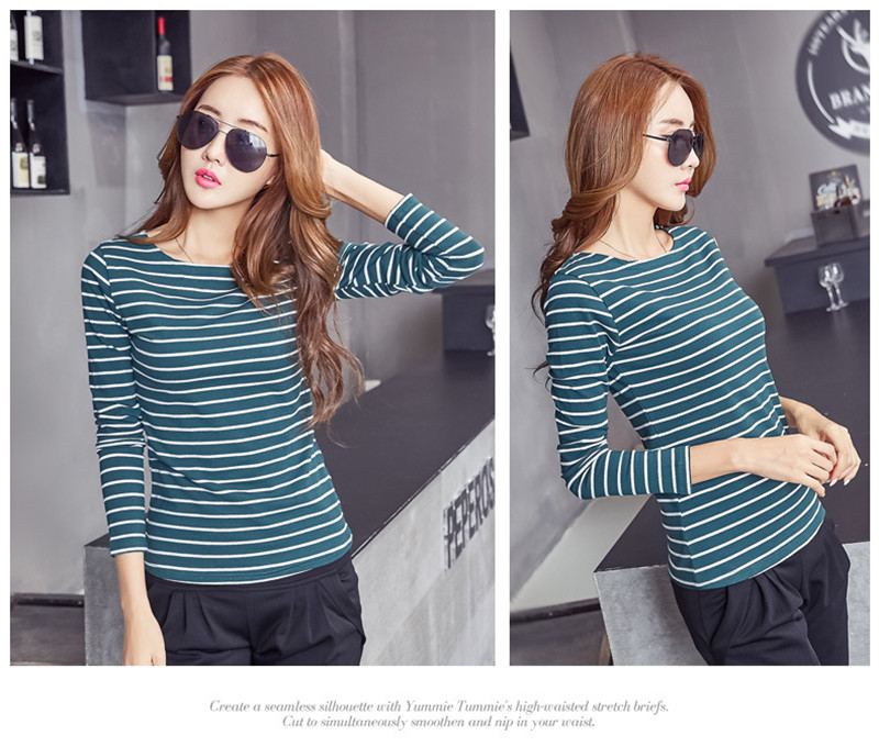 Tシャツ レディース カットソー 長袖 ストライプ柄 トップス シンプル 通勤通学 コーデ プルオーバー カジュアル アウトドア おしゃれ ブラウス 