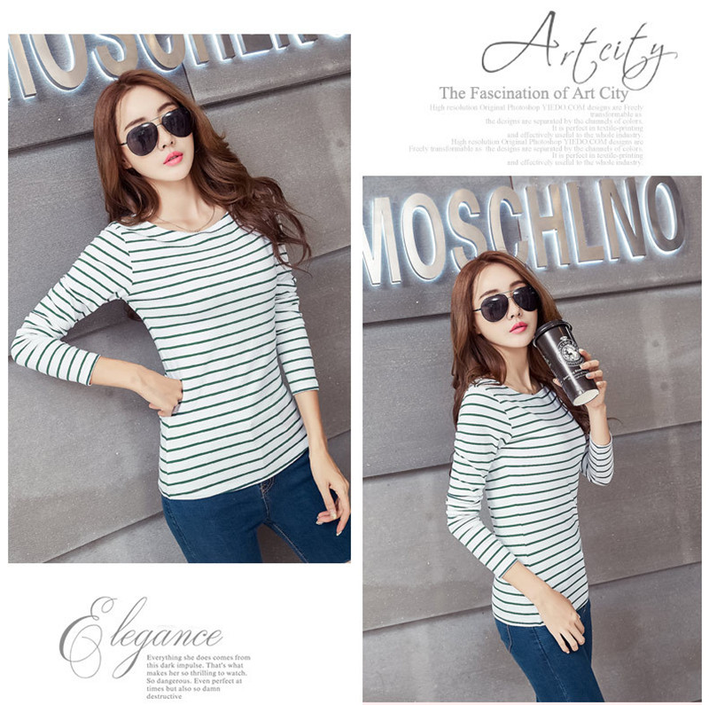 Tシャツ レディース カットソー 長袖 ストライプ柄 トップス シンプル 通勤通学 コーデ プルオーバー カジュアル アウトドア おしゃれ ブラウス 