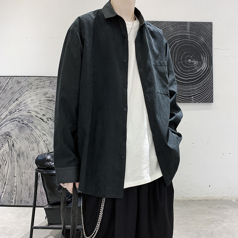 シャツ メンズ トップス 長袖シャツ 無地 カジュアルシャツ 白シャツ ビジネス トップス 秋服 おしゃれ 春服 