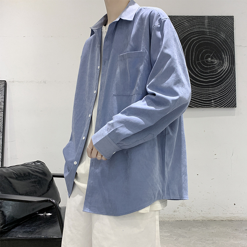 シャツ メンズ トップス 長袖シャツ 無地 カジュアルシャツ 白シャツ ビジネス トップス 秋服 おしゃれ 春服 