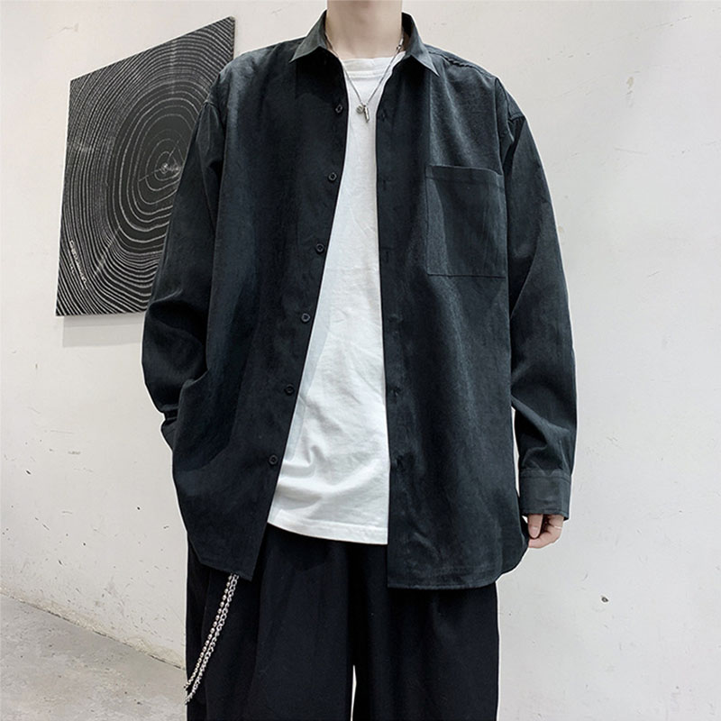シャツ メンズ トップス 長袖シャツ 無地 カジュアルシャツ 白シャツ ビジネス トップス 秋服 おしゃれ 春服 