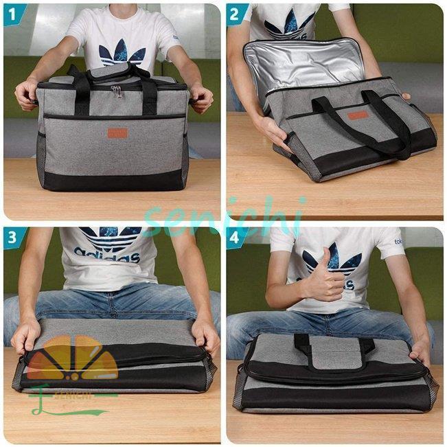 クーラーボックス 折り畳み式 クーラー保冷ランチコンパクト 軽量 防水 手提げと肩掛け両用 アウト 