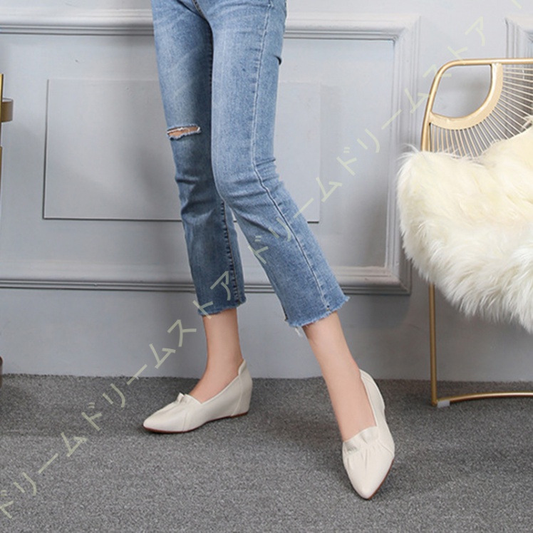 パンプス 歩きやすい ウェッジヒール 5CM 痛くない ギャザー 40代 ミセス フォーマル オフィスリクルートパンプス 痛くならない きれいめ 50代 60代 かわいい 