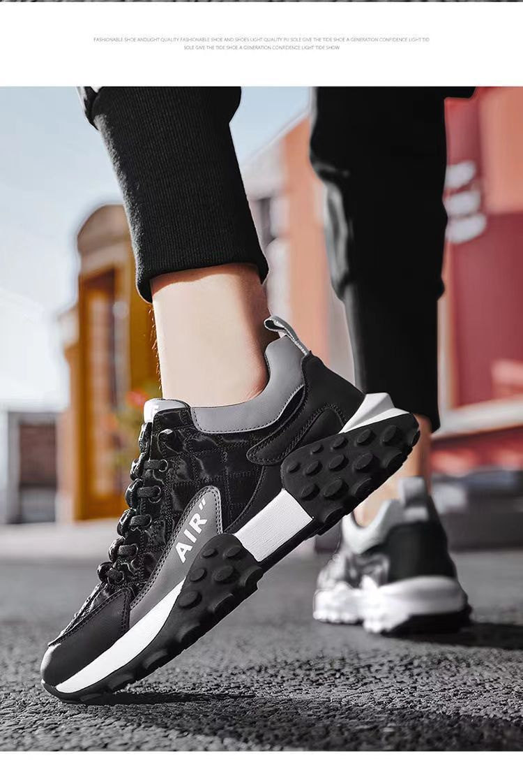 送料無料 ランニングメンズ ローカット スニーカー ウォーキングスポーツ運動靴 紳士靴 厚底 歩きやすい 通気 滑り止め 軽量 