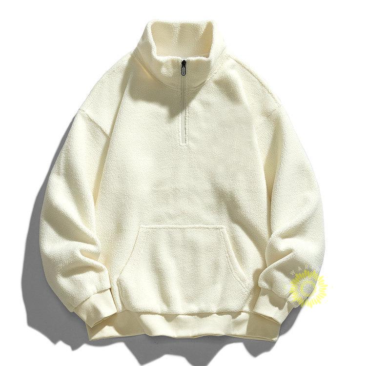 トレーナー メンズ 長袖 プルオーバー 無地 スウェットシャツ ハーフジップ トップス 春服 秋服 カジュアル 
