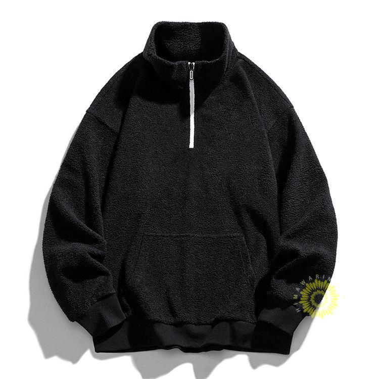 トレーナー メンズ 長袖 プルオーバー 無地 スウェットシャツ ハーフジップ トップス 春服 秋服 カジュアル 