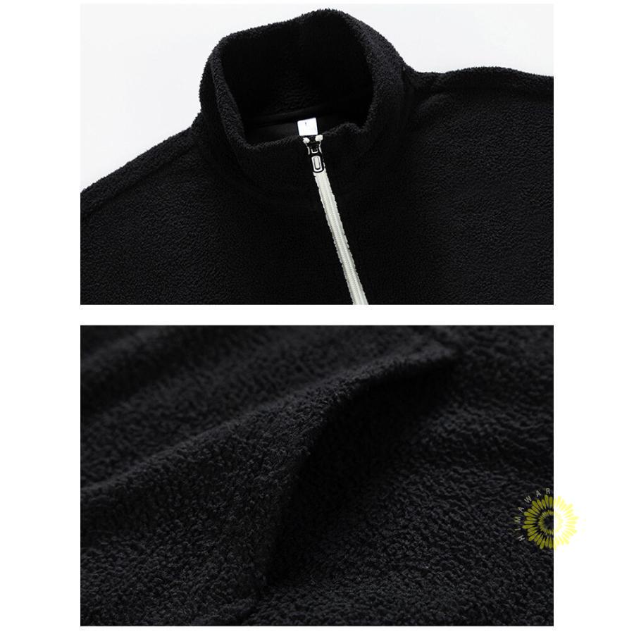 トレーナー メンズ 長袖 プルオーバー 無地 スウェットシャツ ハーフジップ トップス 春服 秋服 カジュアル 