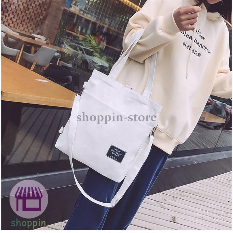 トートバッグ キャン大容量 A4 仕切り ショルダーバッグ 帆布 肩掛け 2WAY レディース 斜めがけ 手提げ 通学 通勤 マザーズバッグ 