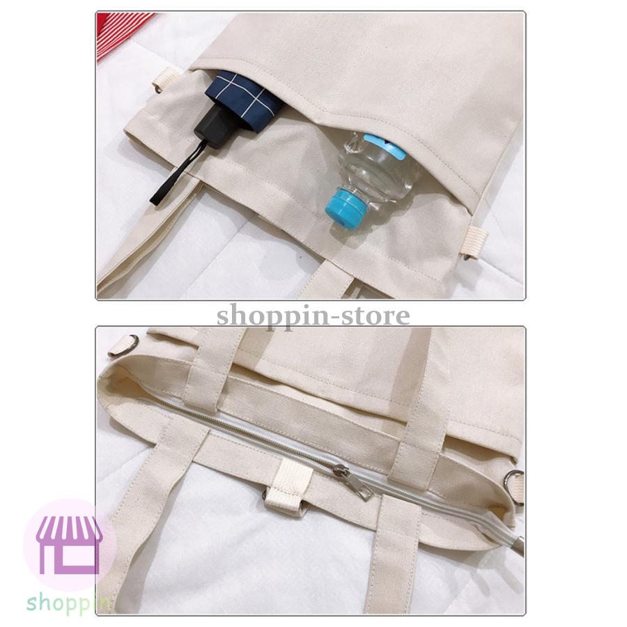 トートバッグ キャン大容量 A4 仕切り ショルダーバッグ 帆布 肩掛け 2WAY レディース 斜めがけ 手提げ 通学 通勤 マザーズバッグ 