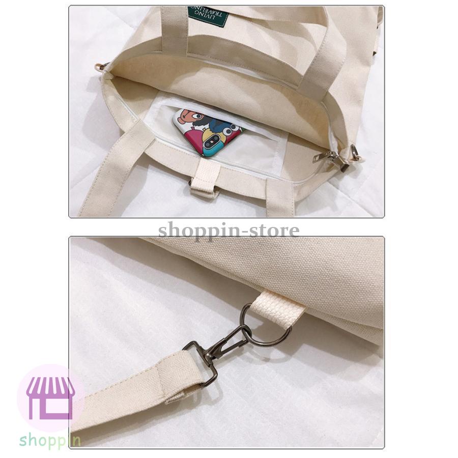 トートバッグ キャン大容量 A4 仕切り ショルダーバッグ 帆布 肩掛け 2WAY レディース 斜めがけ 手提げ 通学 通勤 マザーズバッグ 