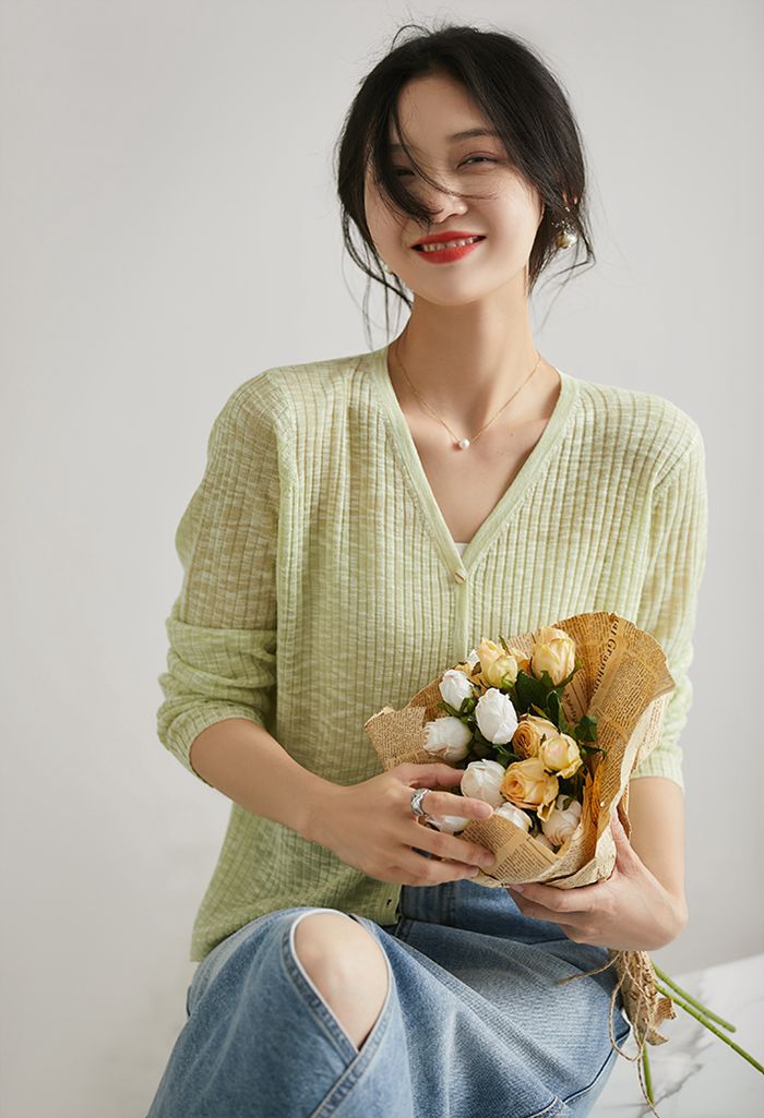 カーディガン レディース サマーカーディガン 薄手 通気性 ニットカーディガン アウター 長袖 羽織り 無地 カジュアル Vネック 上着 トップス 