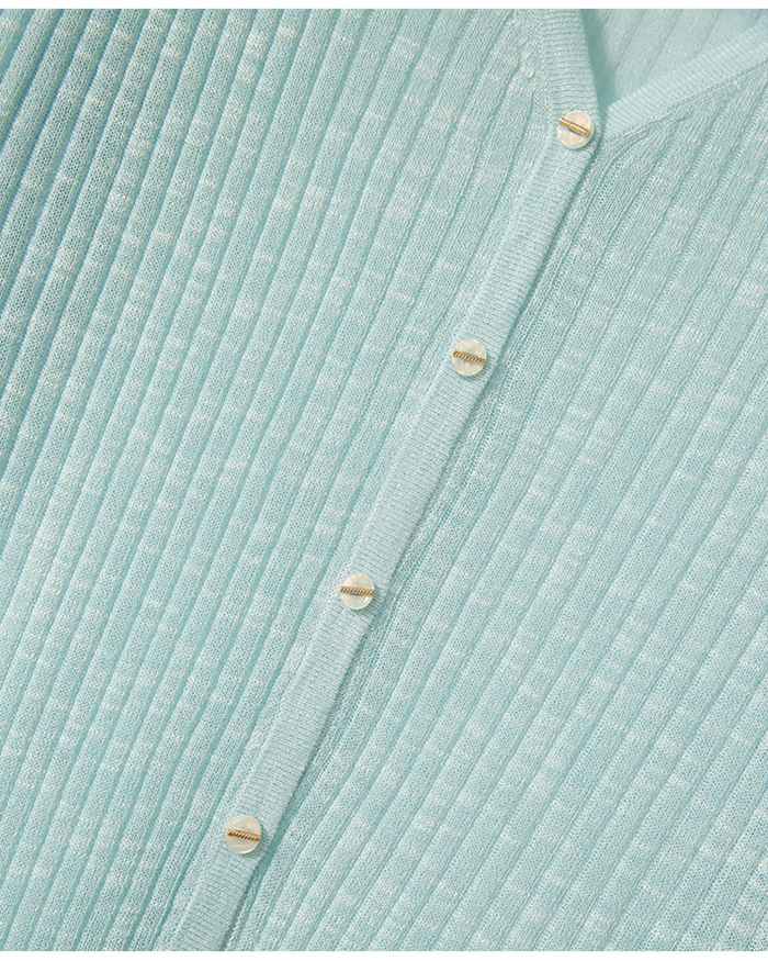 カーディガン レディース サマーカーディガン 薄手 通気性 ニットカーディガン アウター 長袖 羽織り 無地 カジュアル Vネック 上着 トップス 