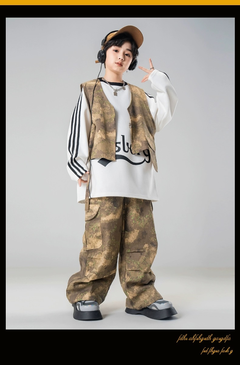 ダンス衣装 セットアップ ガールズ ヒップホップ ファッション K-POP デニム ダンスウェア デニムパンツ 黒 ベスト ビスチェ 韓国 