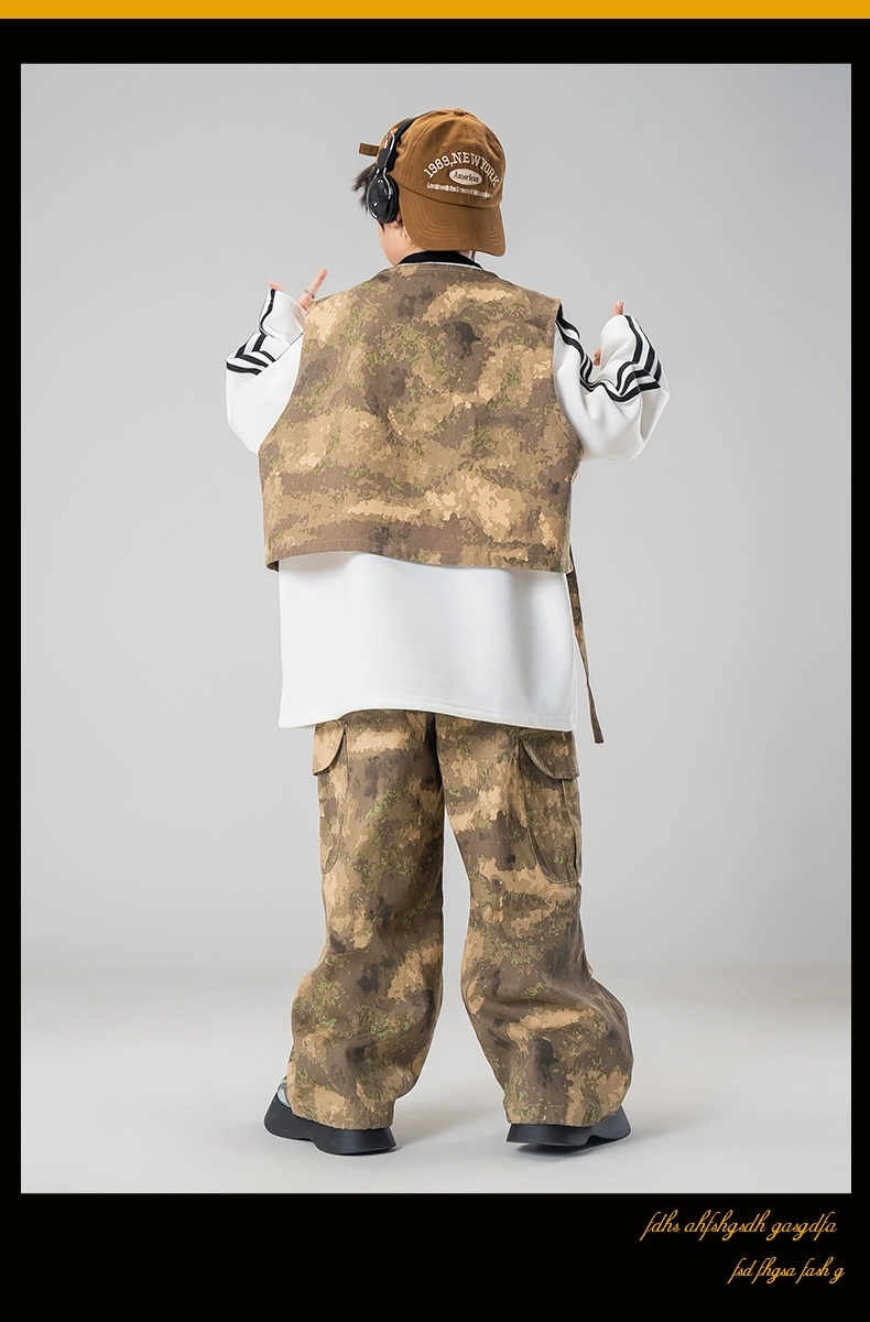 ダンス衣装 セットアップ ガールズ ヒップホップ ファッション K-POP デニム ダンスウェア デニムパンツ 黒 ベスト ビスチェ 韓国 