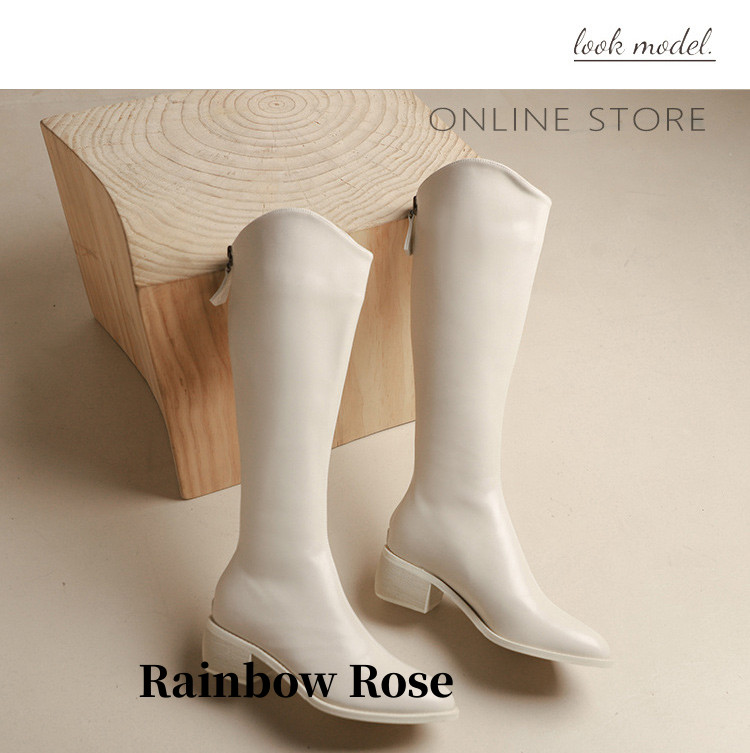 クーポンで11 300円！ ロングブーツジョッキーブーツ サマーブーツ スクエア靴 ロングブーツ 大きいサイズ 上品 キレイめローヒール サイドジッパー マーティ 