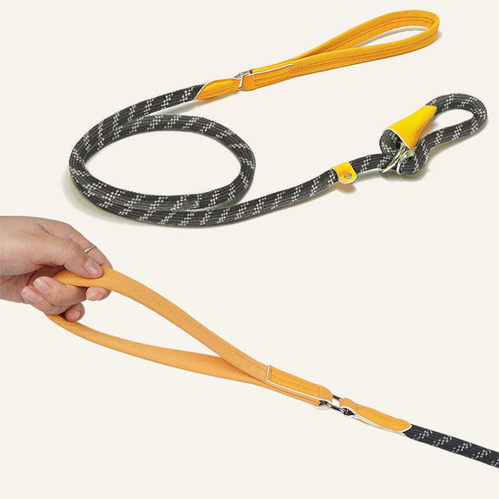 首輪一体型 ド 犬用 犬ド ロープ 調節可能 訓練ド 引っ張り防止ド 反射素材 犬用品 スリップド 長さ1.8ｍ ペットグッズ しつけ用首輪 