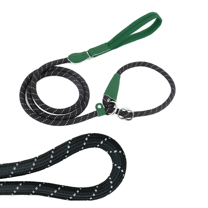 首輪一体型 ド 犬用 犬ド ロープ 調節可能 訓練ド 引っ張り防止ド 反射素材 犬用品 スリップド 長さ1.8ｍ ペットグッズ しつけ用首輪 