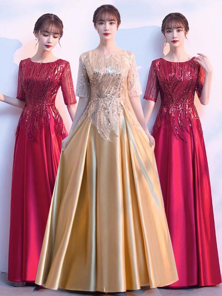 ドレス 二次会 花嫁 キャバ ステージ衣装 ロングドレス 結婚式 大人 謝恩会 花嫁 発表会 演奏会 お呼ばれ パーティードレス ドレス 