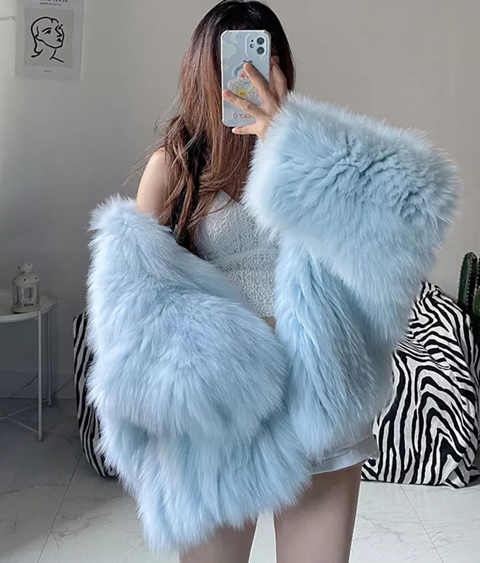 ファーコート レディース 毛皮コート フォックス レディースファー フェイクファー ショートコート 暖かい アウター 大きいサイズ 防寒 冬服 フード付き 