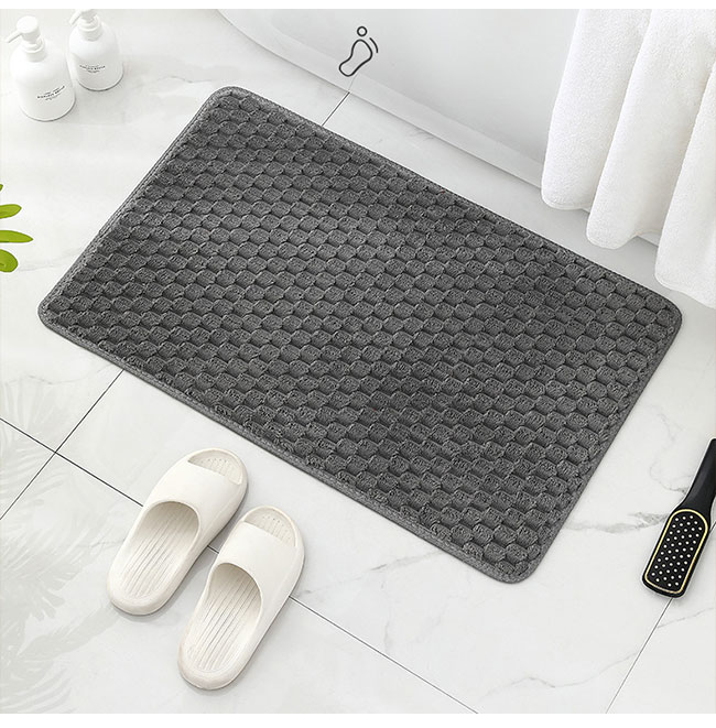 バスマット 足ふきマット 40*60CM お風呂 玄関 お風呂マット 速乾 洗える 滑りにくい 厚手 足拭きマット 無地 吸水 