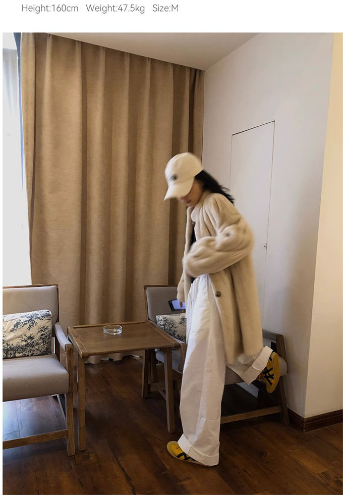 ファーコート レディース 毛皮コート ミンク レディースファー フェイクファー 冬服 高級 暖かい 優雅 エコファー きれいめ 防寒 アウター ロッグコート 