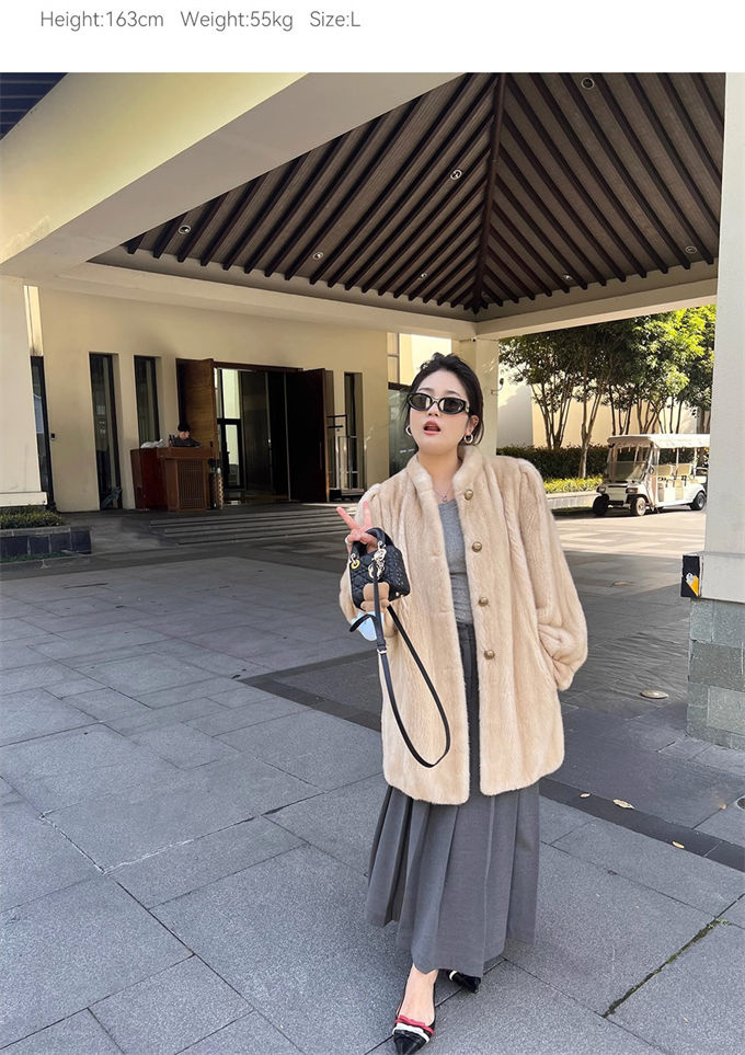 ファーコート レディース 毛皮コート ミンク レディースファー フェイクファー 冬服 高級 暖かい 優雅 エコファー きれいめ 防寒 アウター ロッグコート 