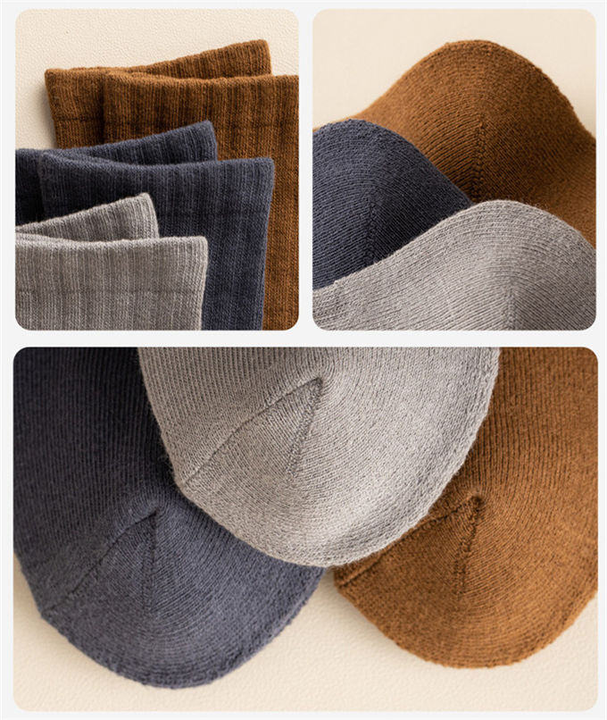 ソックス メンズ 靴下 ビジネス メンズソックス 高品質 防寒 クルーソックス 保温 厚手 足元あったかソックス 男性 綿 裏起毛 ギフト 暖かい 秋冬 