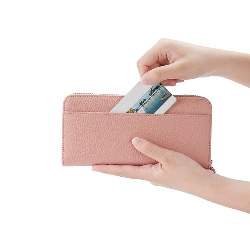 長財布 レディース 。 財布 大容量 ラウンドファスナー おしゃれ 牛革 多機能 かわいい カード入れ スキミング防止 レシート 