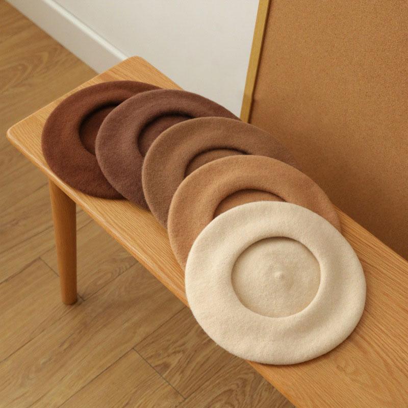 帽子 ベレー帽 レディース 秋冬 。 かわいい 秋冬 秋 ゆったり 小物 ベーシック おしゃれ 締め付けゼロ ベレー シンプル 冬 定番 大きいサイズ あったか 