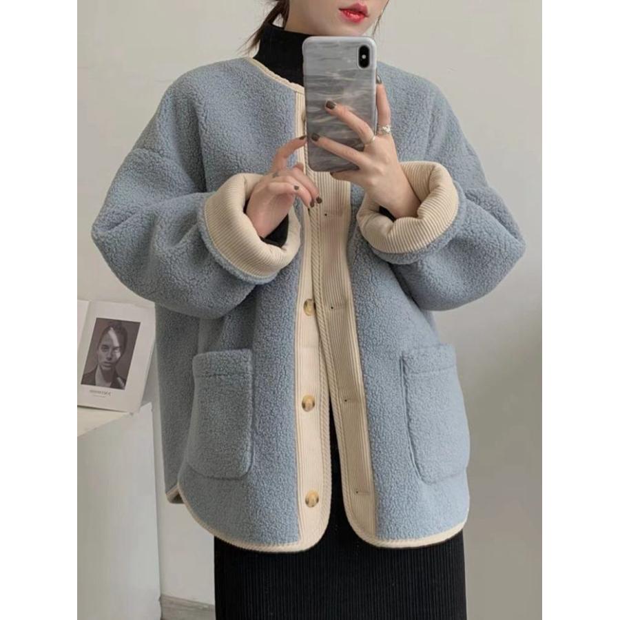 ボアコート アウター レディース コート ジャケット コート 秋冬 防寒 もこもこ ノーレディース アウター カジュアル 