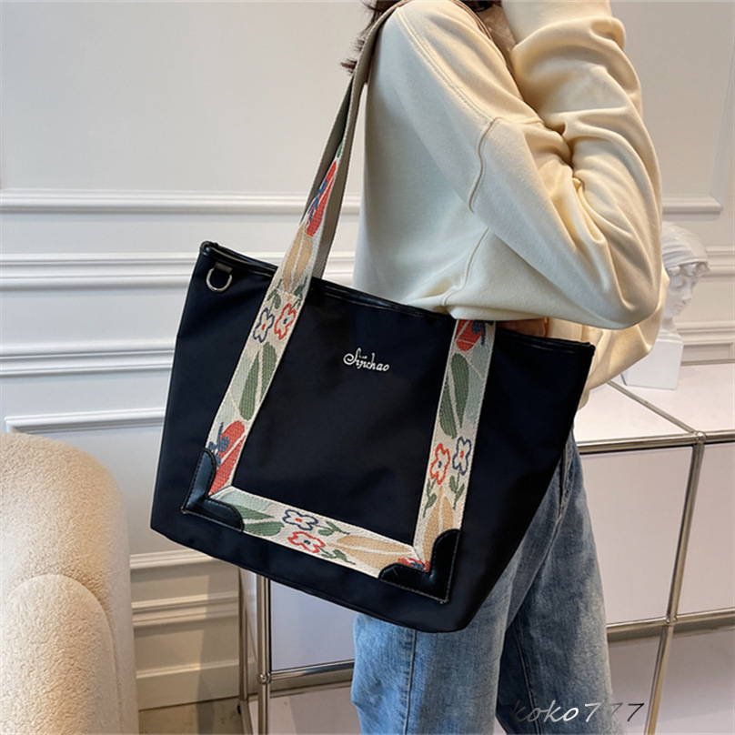 バッグ レディースかばん トートバッグ ショルダーバッグ ハンドバッグ カジュアル 花柄 女子 ワーク チャック 布鞄 通学 カバン お出掛け 通勤オシャレ 