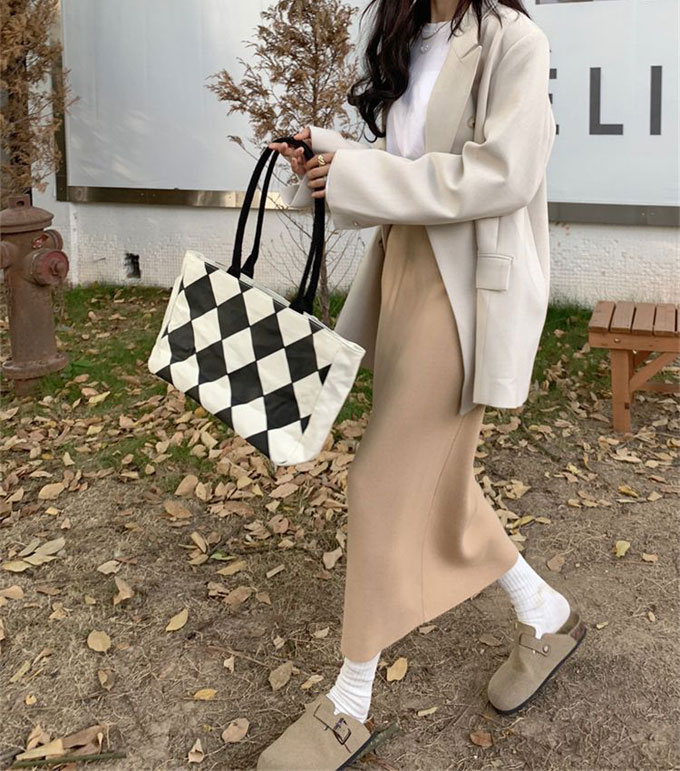 ニットスカート レディース ロングスカート ロング丈 膝下 無地 秋冬 お洒落 タイトスカート 送料無料 きれいめ リブニット ウエストゴム 新作 