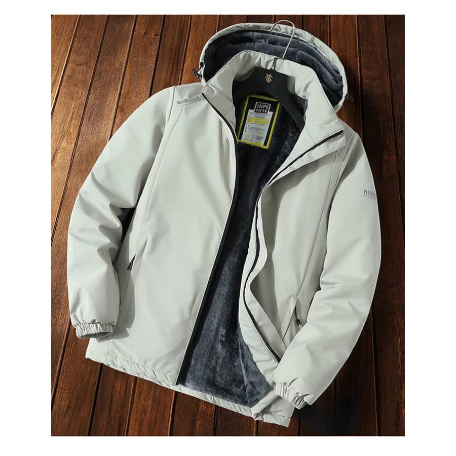 アウトドアジャケット メンズ 裏起毛 多機能 マウンテン防風 登山服 保温 登山ジャケット フ秋冬 裏ボア 