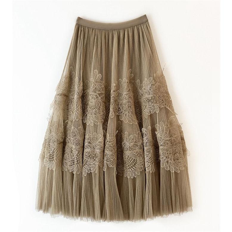 スカート ロングスカート ボAラインスカート ロング マキシ マキシスカート 体型カバー レディース フレアスカート 