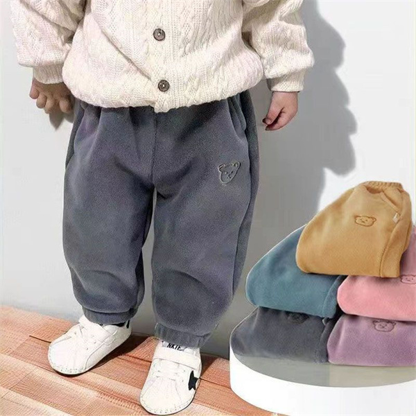 子ども服 ボキッズ 男の子 スウェットパンツ フリースパンツ 防寒 ロングパンツ お出かけ 大きいサイズ もこもこ 防寒 長ズボン アウトドア カジュアル 