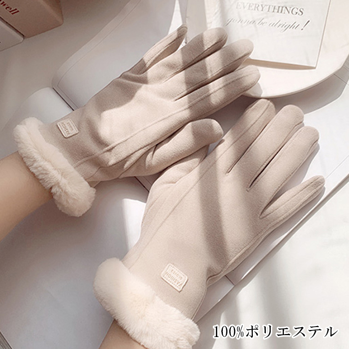 手袋 レディース 裏起毛 秋冬 おしゃれ かわいい 手ぶくろ 防風保温 タブレット スマホ 寒さ対策 裏起毛 防寒 暖かい 