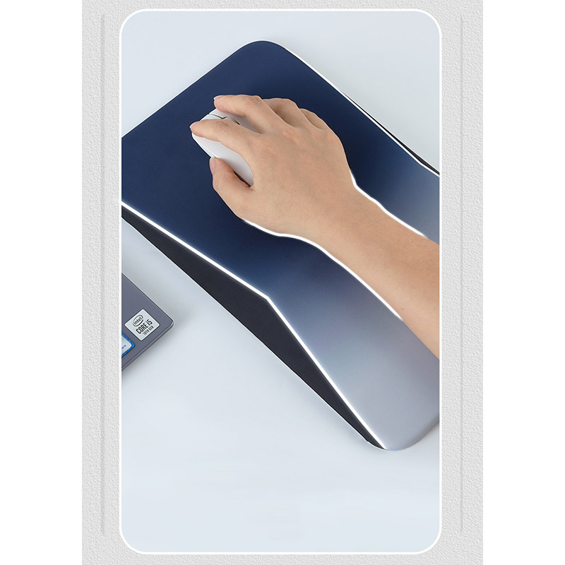 マウスパッド リストレスト グラデーション 手首 手首サポート クッション 人間工学デザイン 手首 大型 柔らかい ハンドレスト 軽量 疲労軽減 