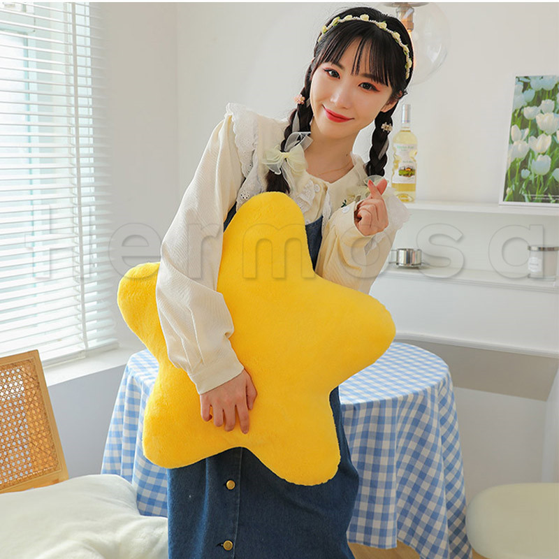 抱き 枕 抱き枕 ほし 星 ロマンチック 雑貨 無地 柔らかい 座布団としてもOK ねむねむ 背当て かわいい 40CM 送料無料 シンプル 大きいサイズ 手洗い 