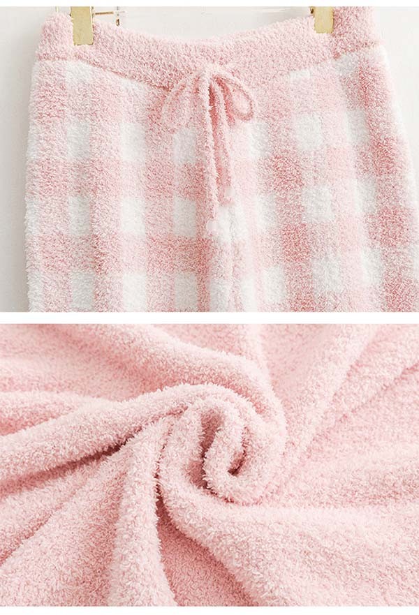 ルームウェア もこもこ パジャマ 冬 長袖 上下セット 大人用 寝巻き 部屋着 。 あったか 暖かい ふわふわ モコモコ 