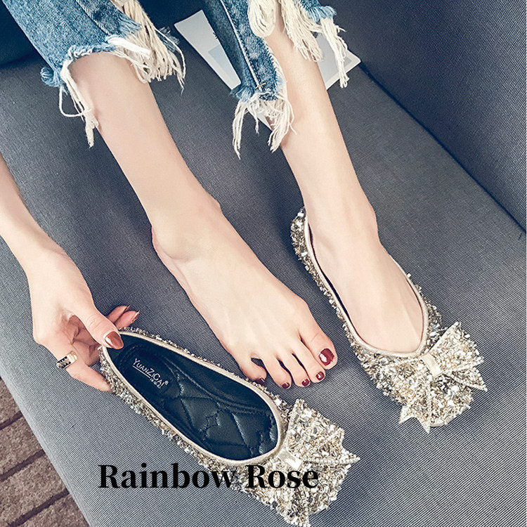 クーポンで4 300円！ パンプス 痛くない Vカット オフィス ぺたんこ キラキラ 走れる バレエフラットパンプス カ スクエアトゥ ぺたんこ ローヒール 