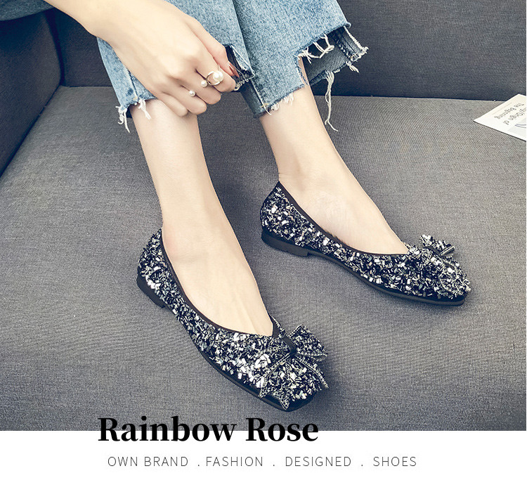 クーポンで4 300円！ パンプス 痛くない Vカット オフィス ぺたんこ キラキラ 走れる バレエフラットパンプス カ スクエアトゥ ぺたんこ ローヒール 