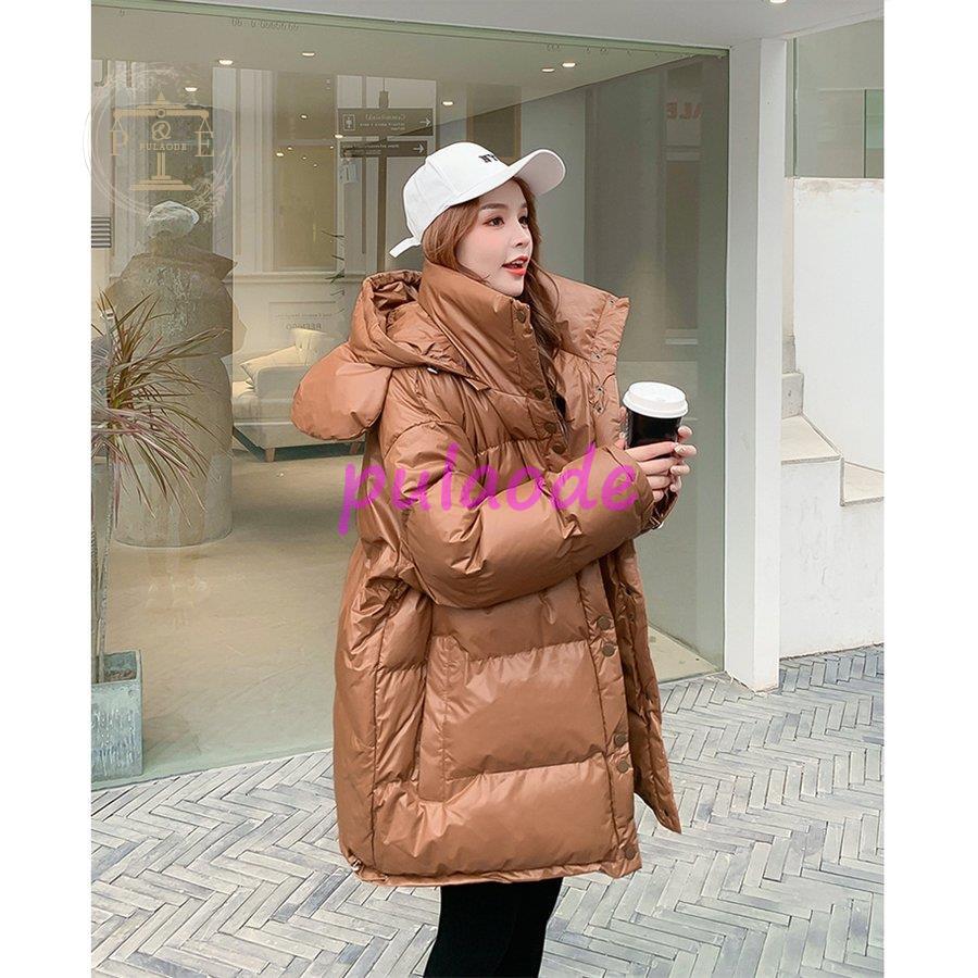中綿ダウンジャケット レディース ロングコート 冬服 ダウンジャケット ダウンコート アウター カジュアル ファー付き 厚手 防風 暖かい 防寒 